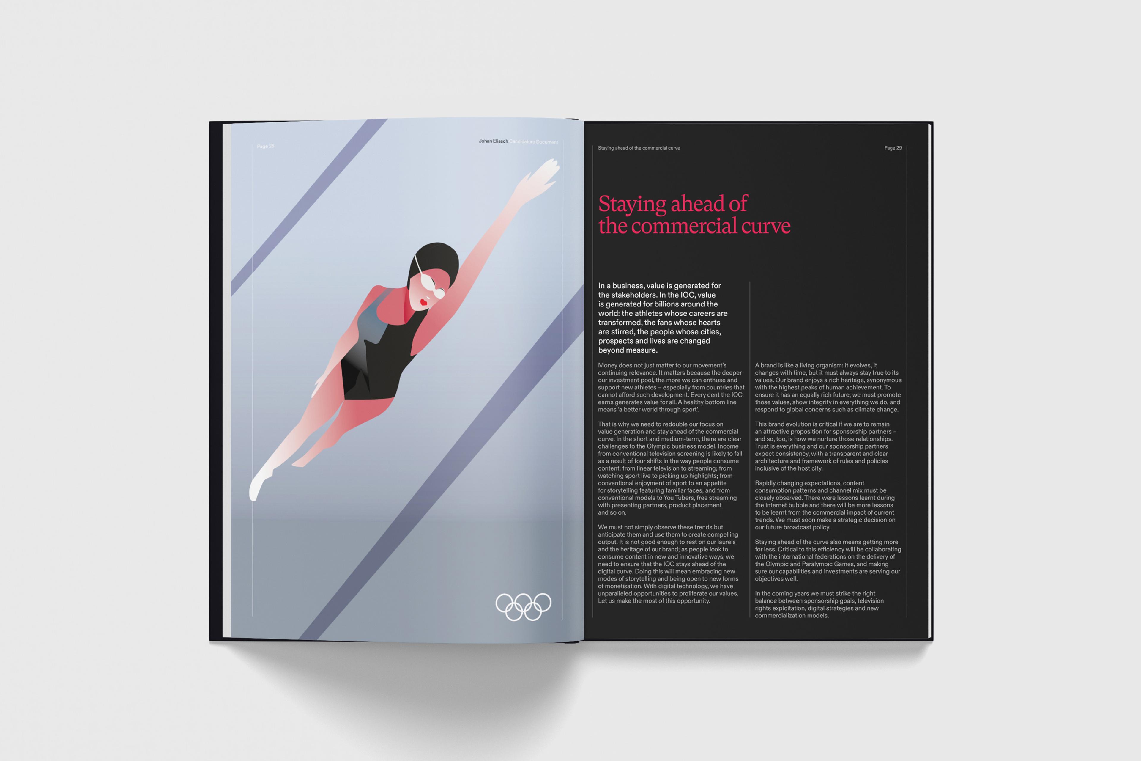 Johan Eliasch IOC Presidency Manifesto spread