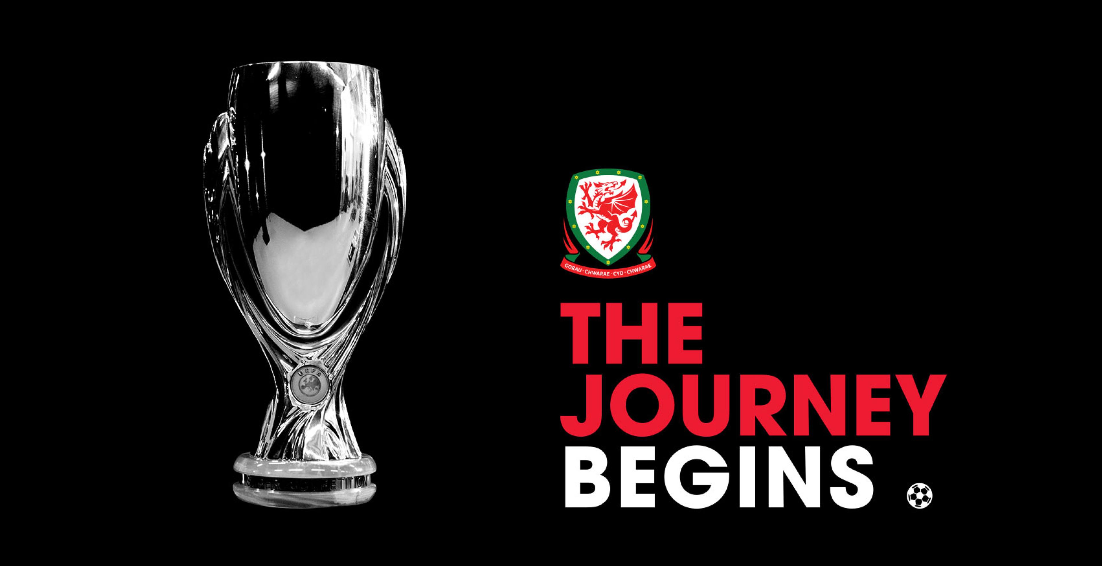UEFA Super Cup graphic UEFA Super Cup "The Journey Begins"