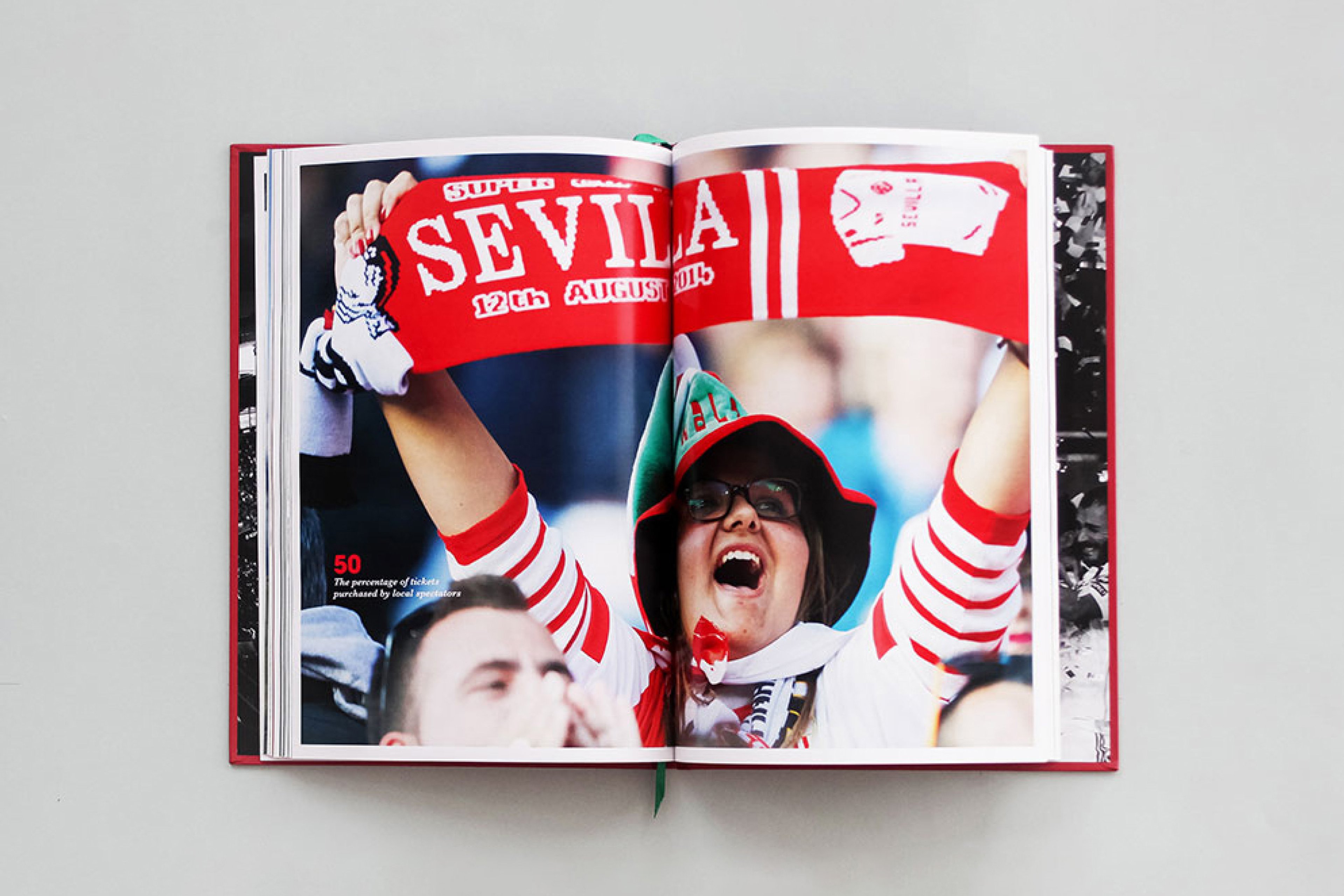 UEFA Super Cup book spread