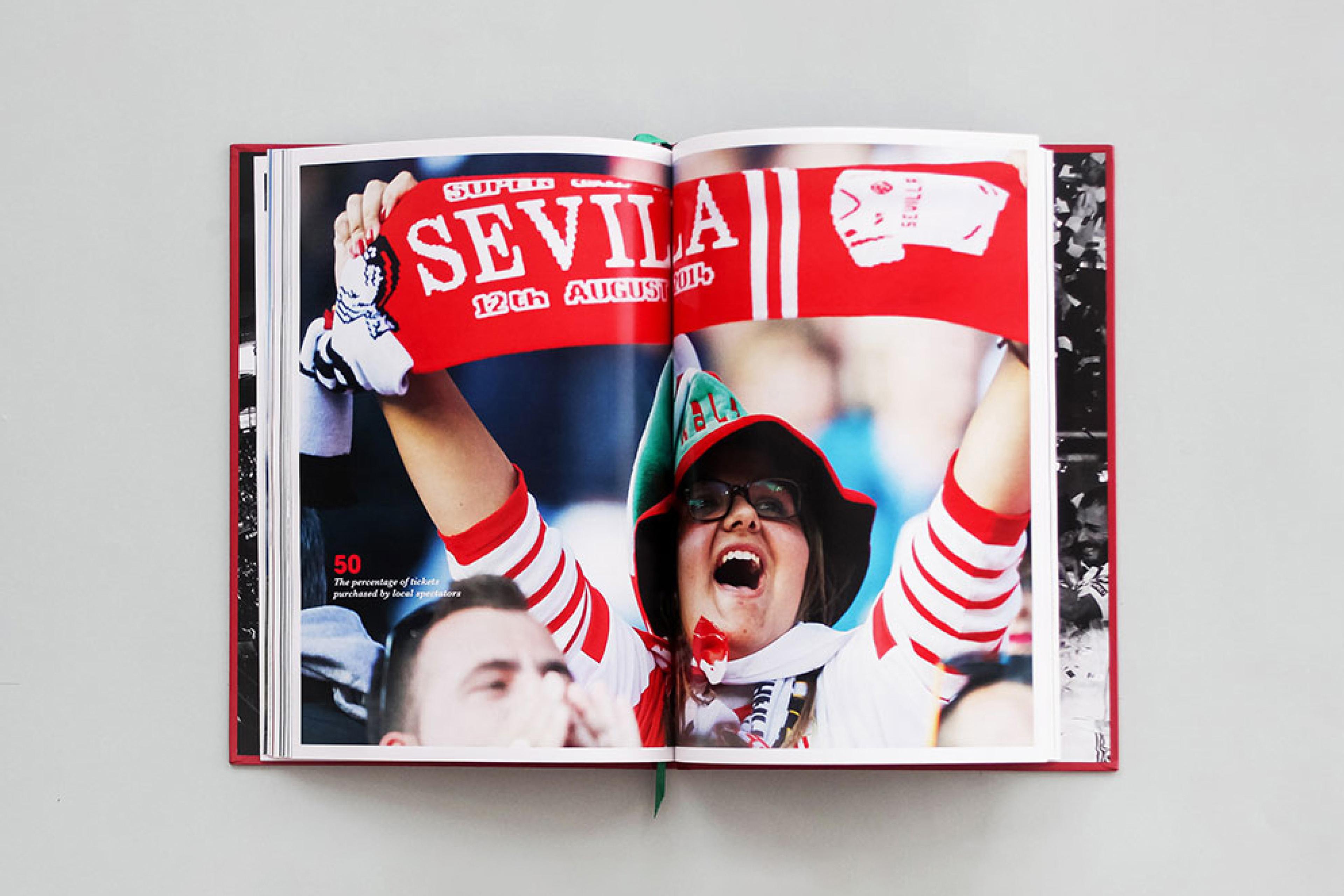 UEFA Super Cup book spread UEFA Super Cup book spread