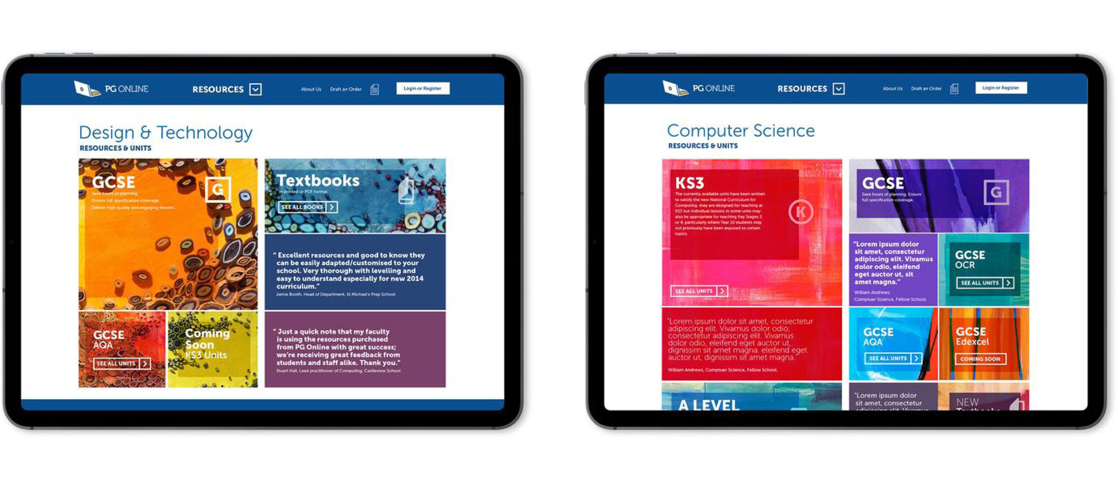 PG Online website PG Online website