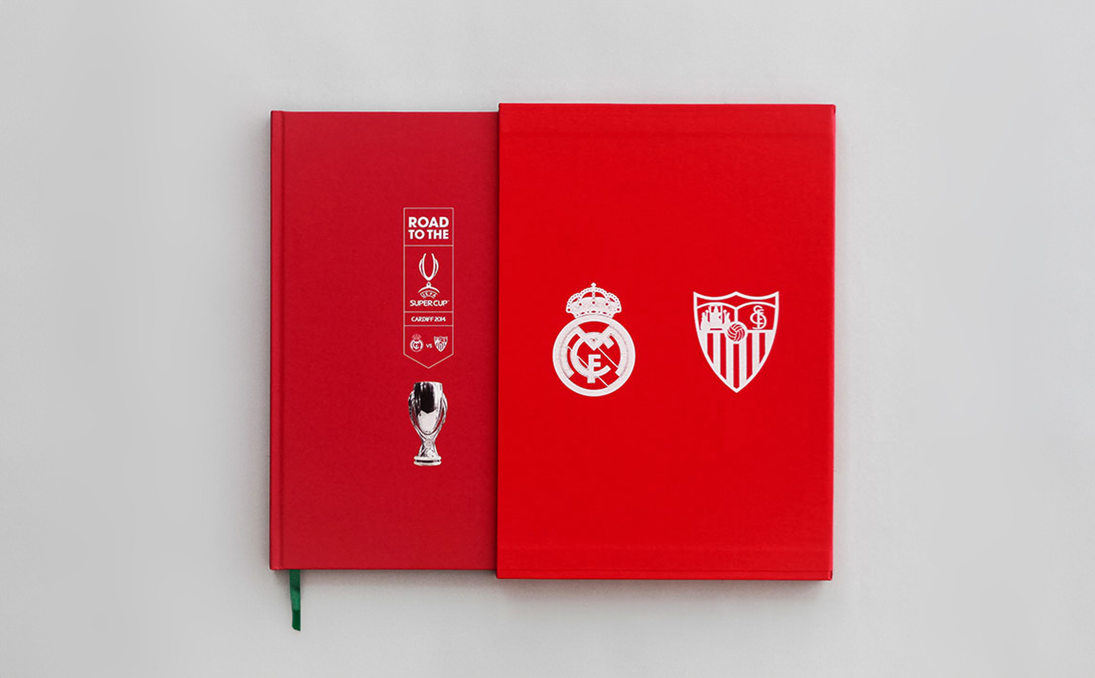 UEFA Super Cup book and slipcase