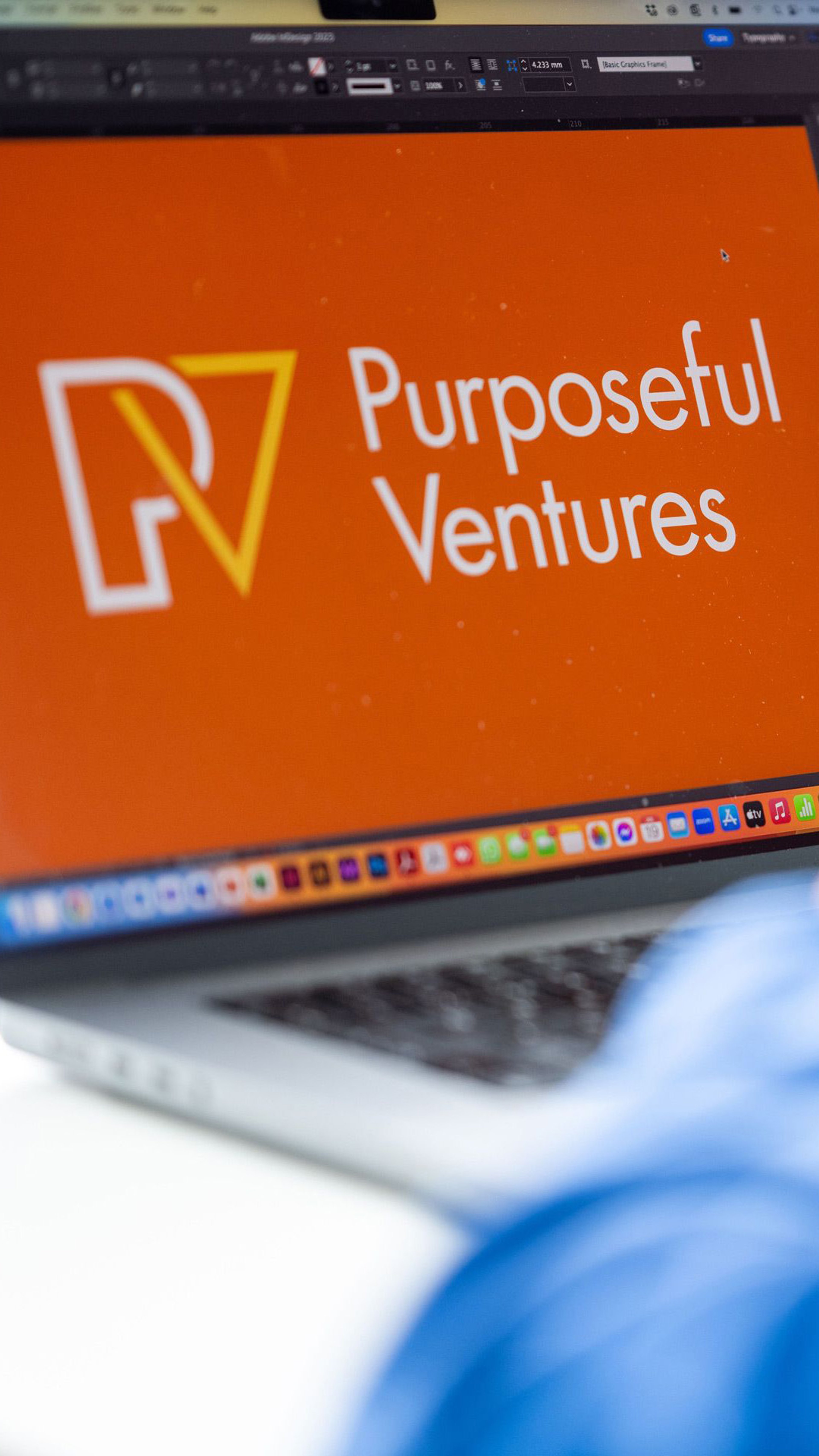 Purposeful Ventures laptop