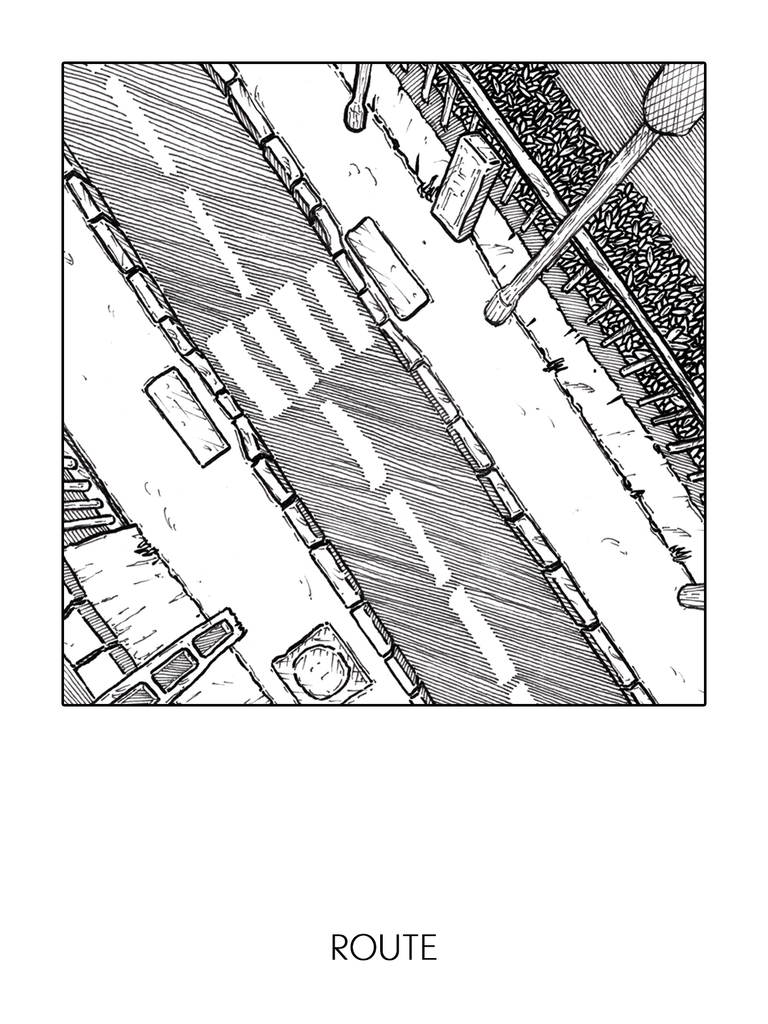 Inktober 2024, jour 27, Route