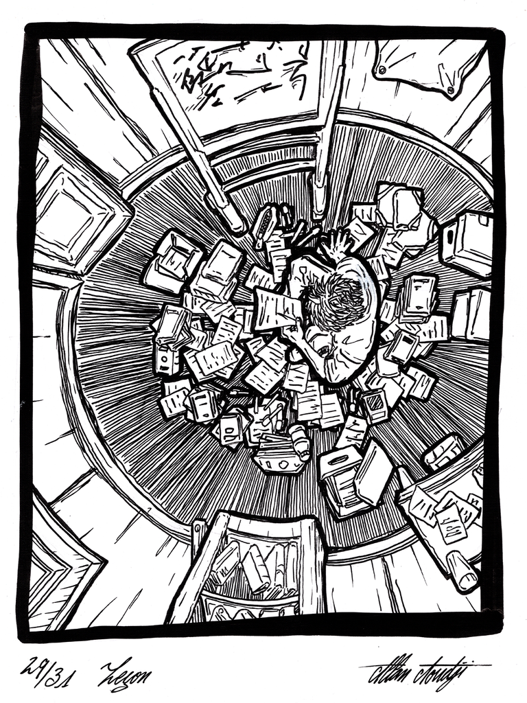 Inktober 2025, jour 29, Leçon
