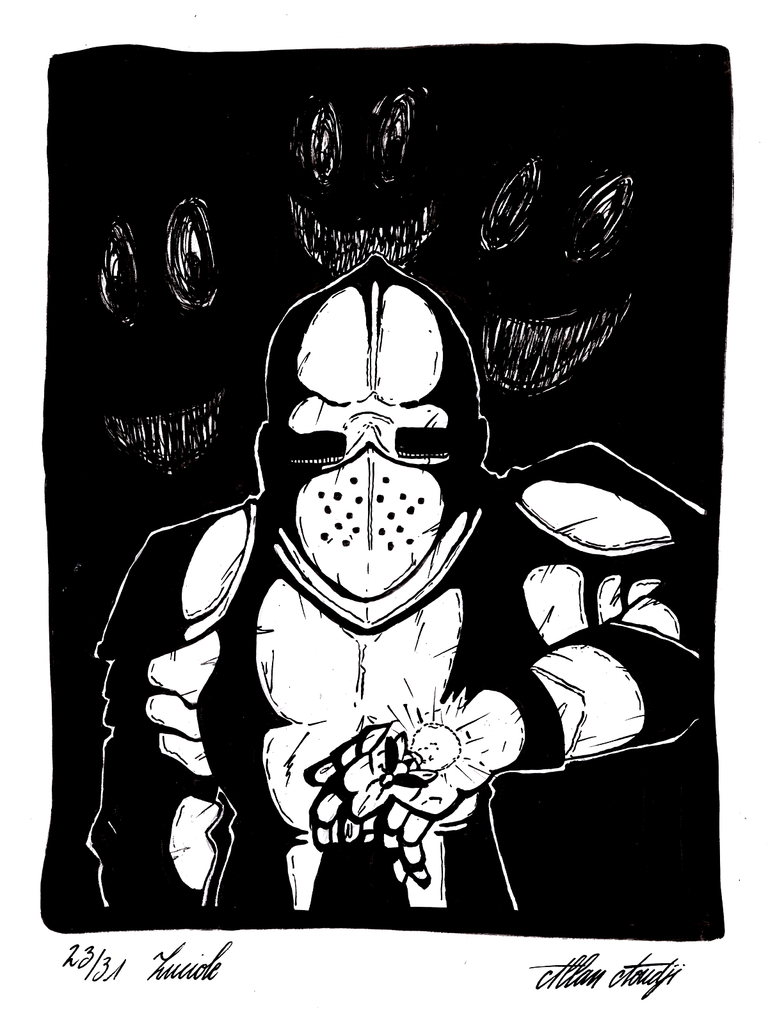 Inktober 2025, jour 23, Luciole