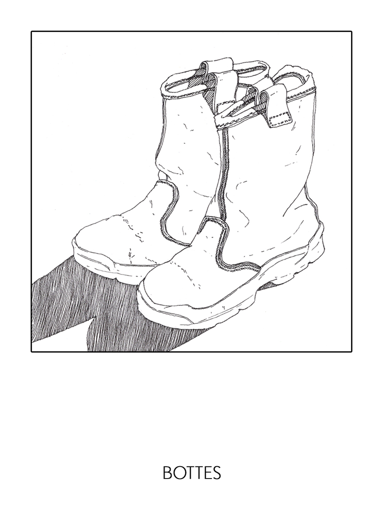 Inktober 2024, jour 3, Bottes
