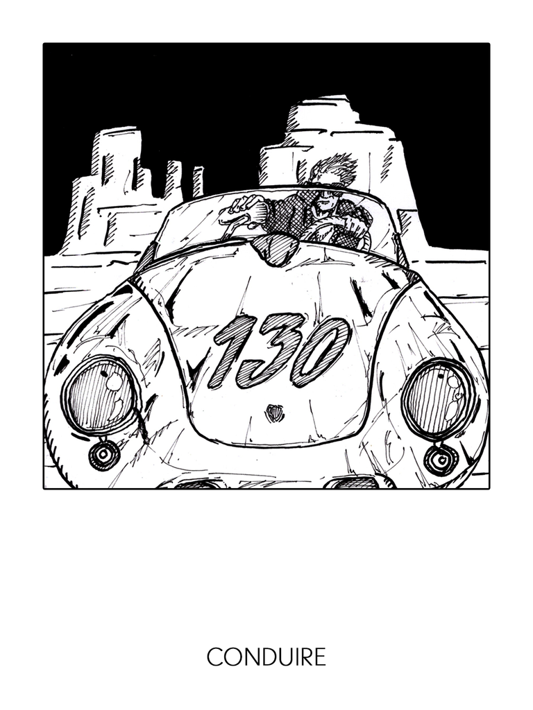 Inktober 2024, jour 18, Conduire