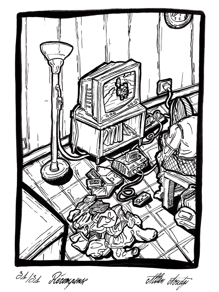 Inktober 2025, jour 31, Récompense