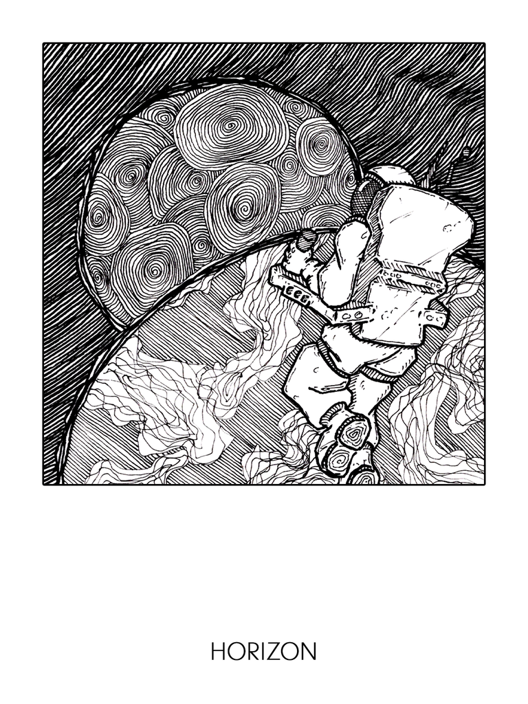Inktober 2024, jour 13, Horizon