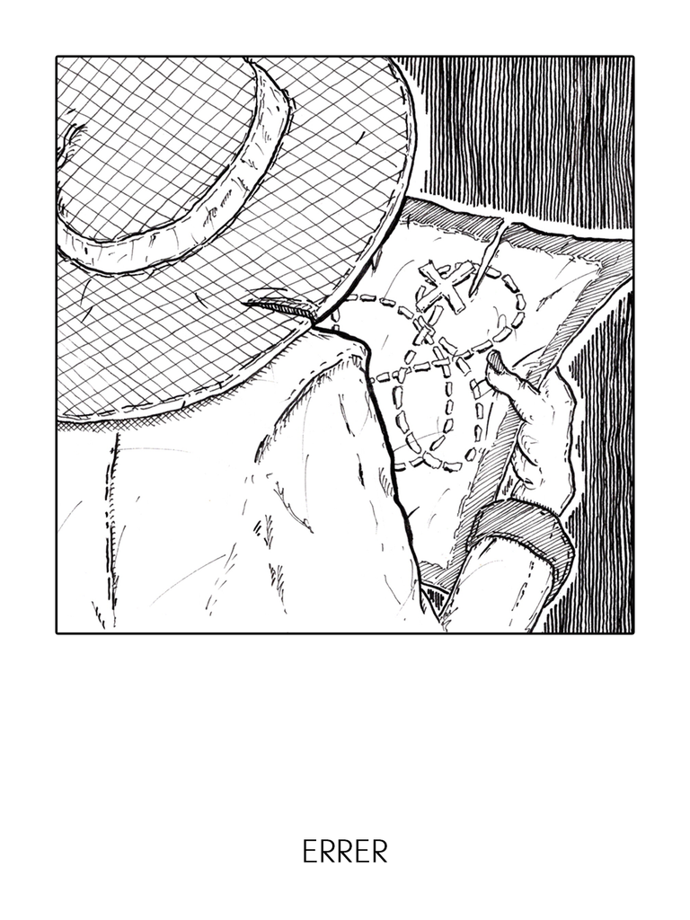 Inktober 2024, jour 14, Errer