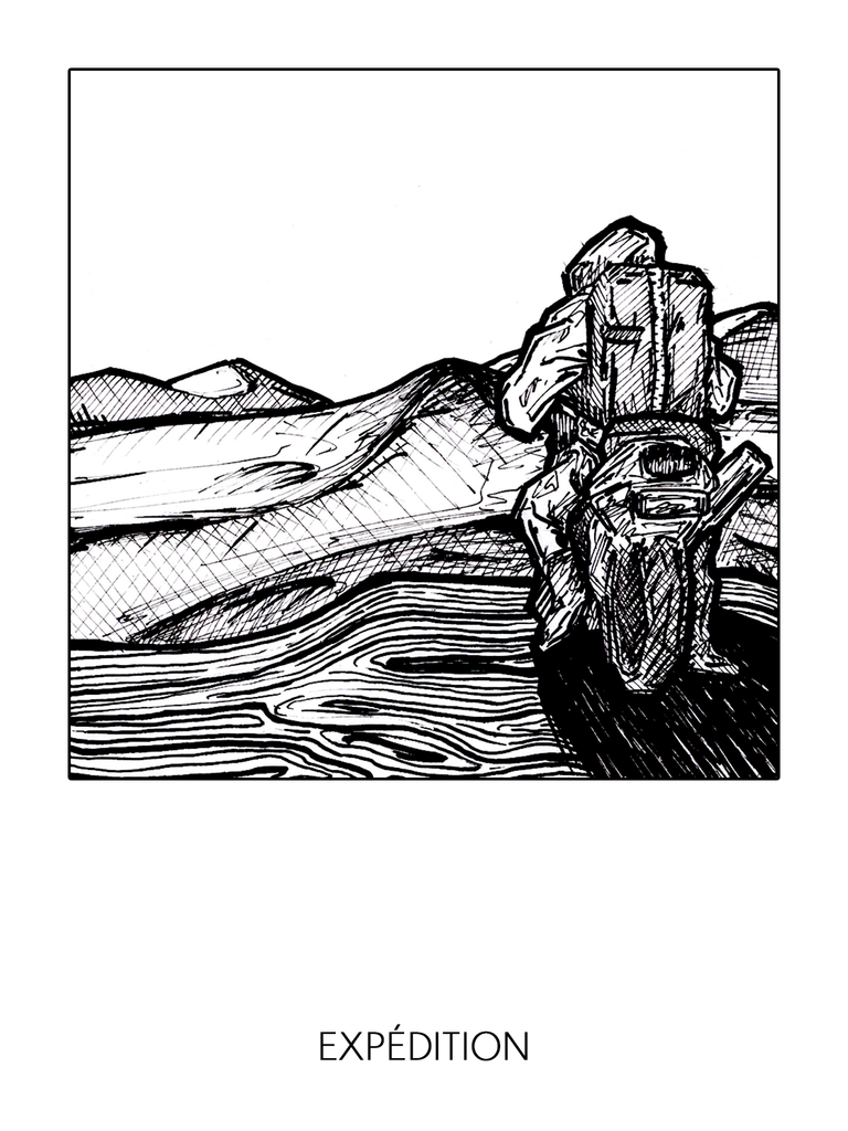 Inktober 2024, jour 24, Expédition