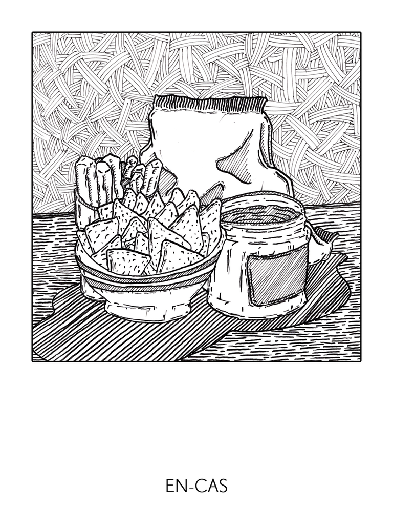Inktober 2024, jour 11, En-cas