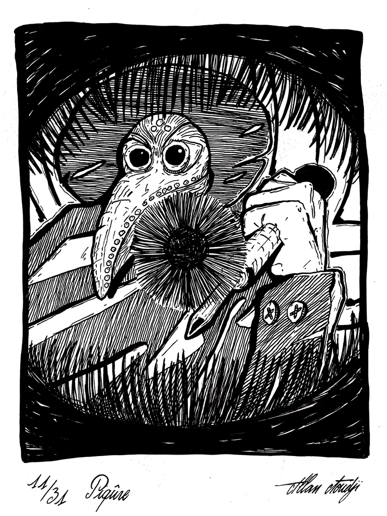 Inktober 2025, jour 11, Piqûre