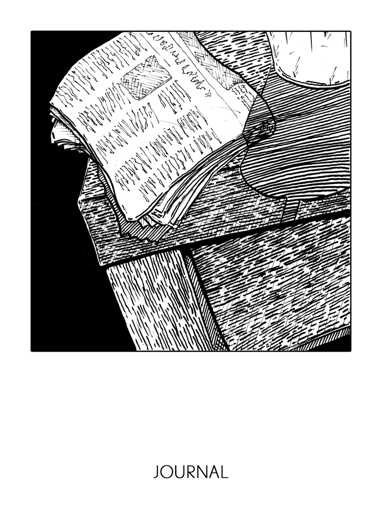 Inktober 2024, jour 17, Journal