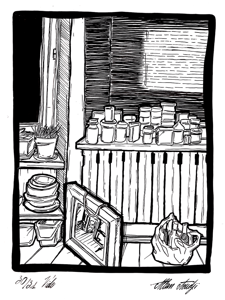 Inktober 2025, jour 30, Vide