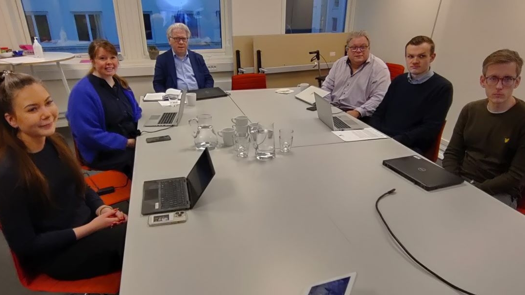 Fra venstre: Julie Marie Næss, Hilde Ruus (nestleder), Ernst Nordtveit (leder), Frode Randal, Tobias Brynildsen Øvstedal og Fredrik Boksasp.