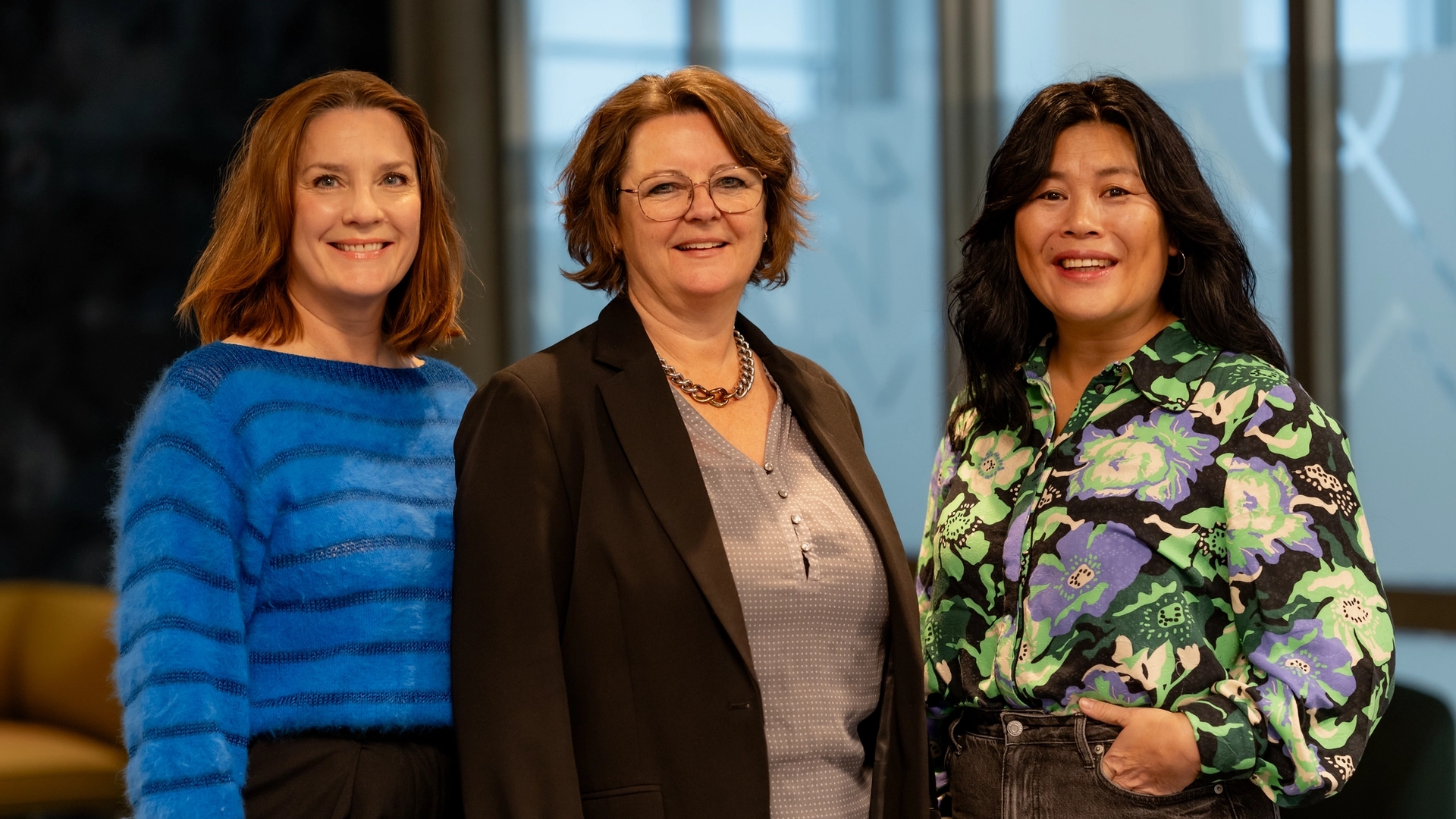 Tre kvinner fra Fagskolen Kristiania