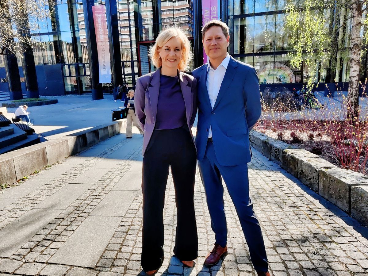 Sigrun Aasland og Sveinung Skule