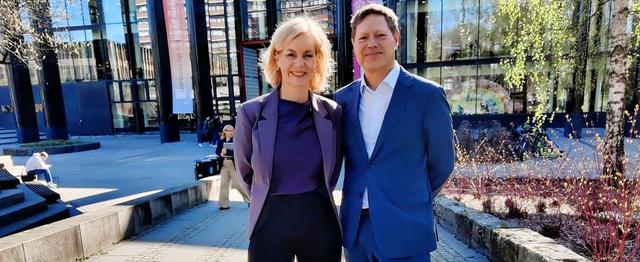 Sigrun Aasland og Sveinung Skule