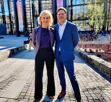 Sigrun Aasland og Sveinung Skule