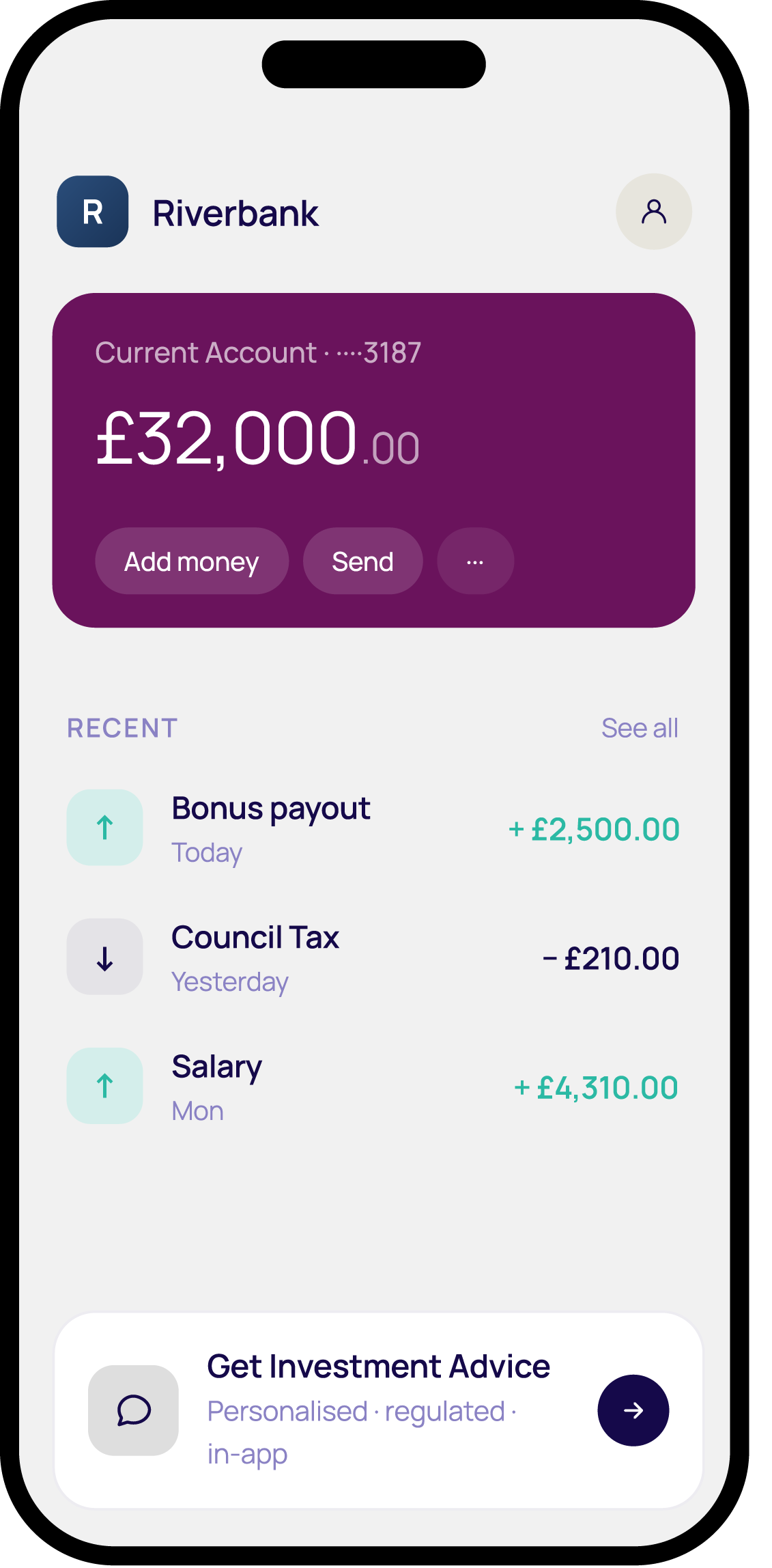 Customer starts in your app or website