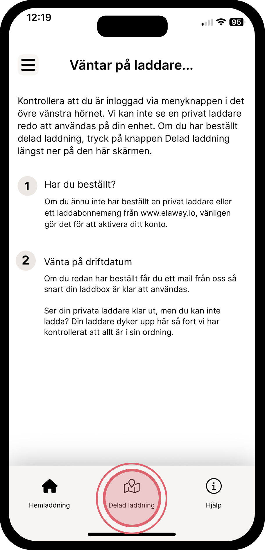 Klicka på kartfunktionen