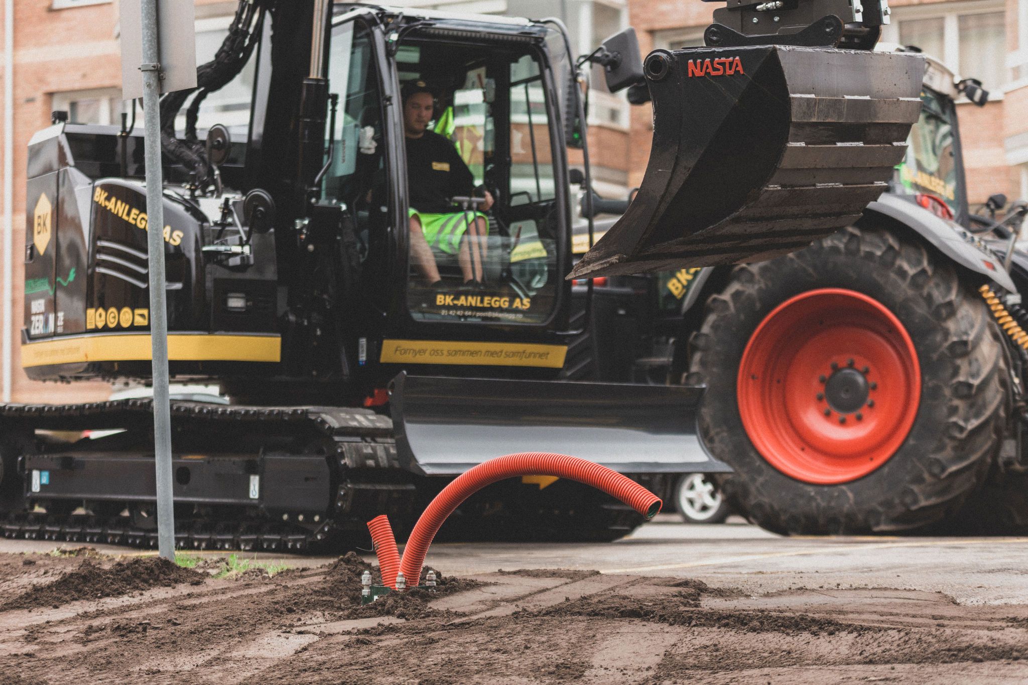 Installation av elbilsladdare