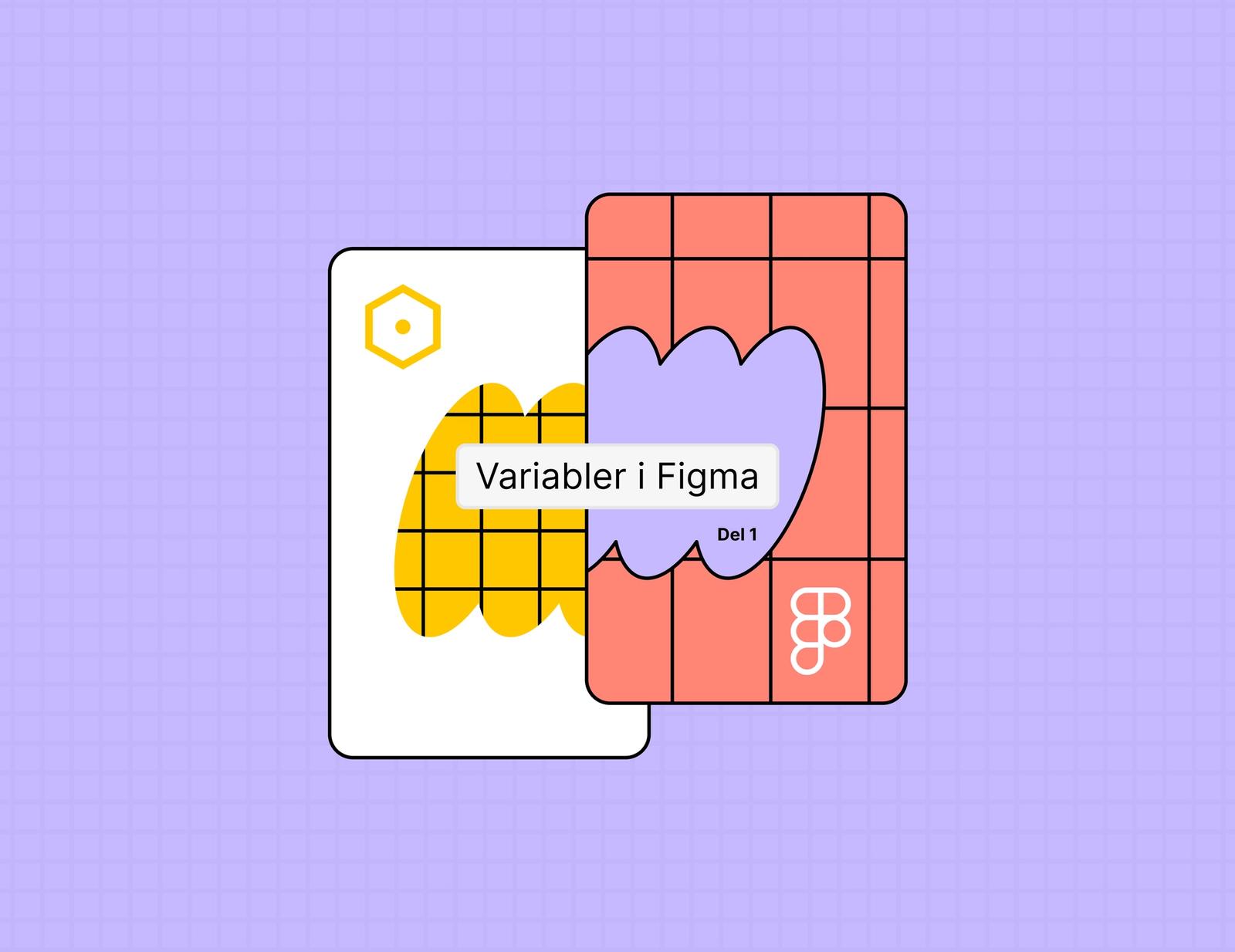 Illustrasjon som sier Variabler i Figma.