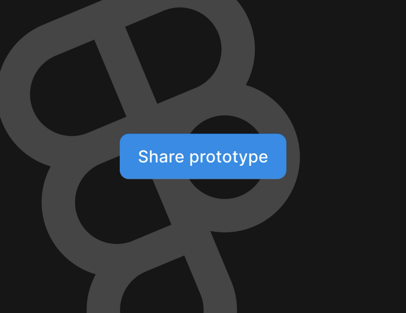 Knapp som det står "Share prototype" på