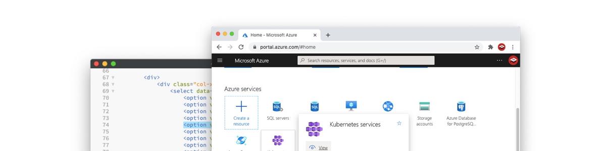 Skjermdump av forskjellige programmer og kode.