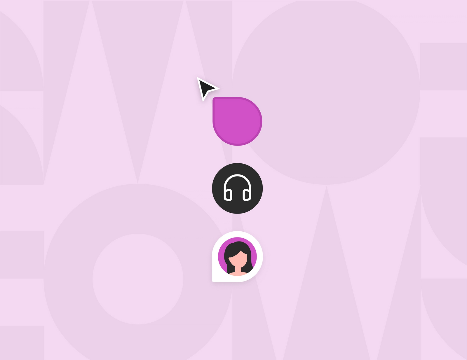 Figmasymboler for kommentar, samtaler og chat