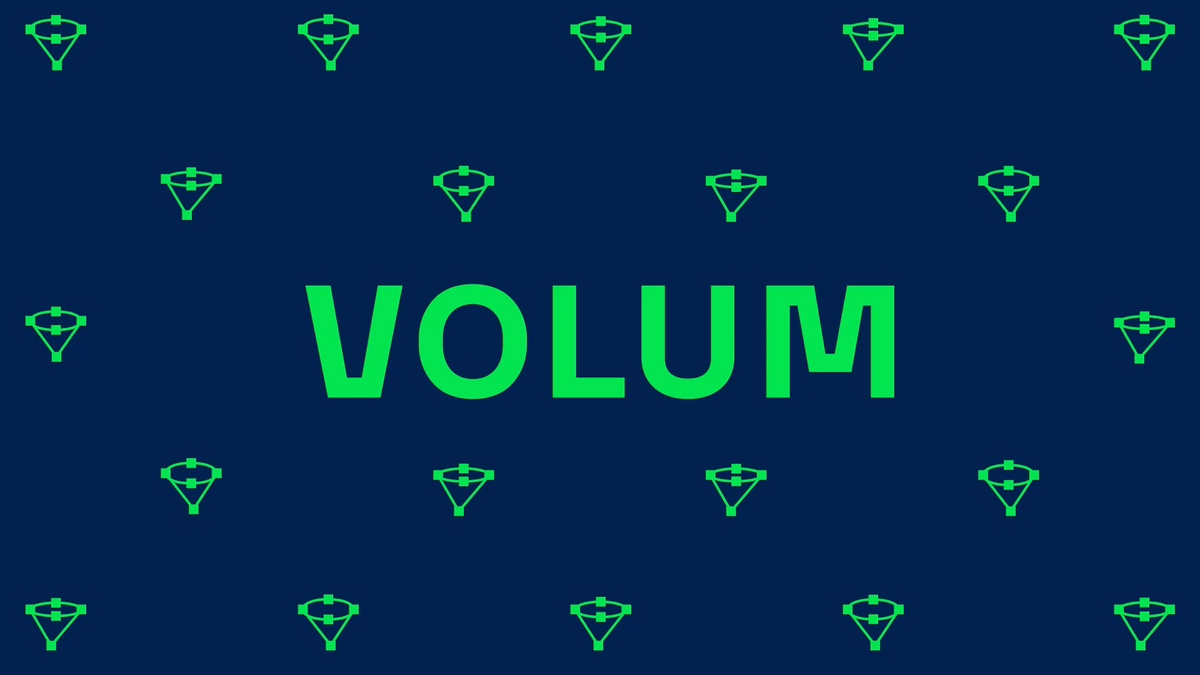 Gif av logoen til Volumkonferansen