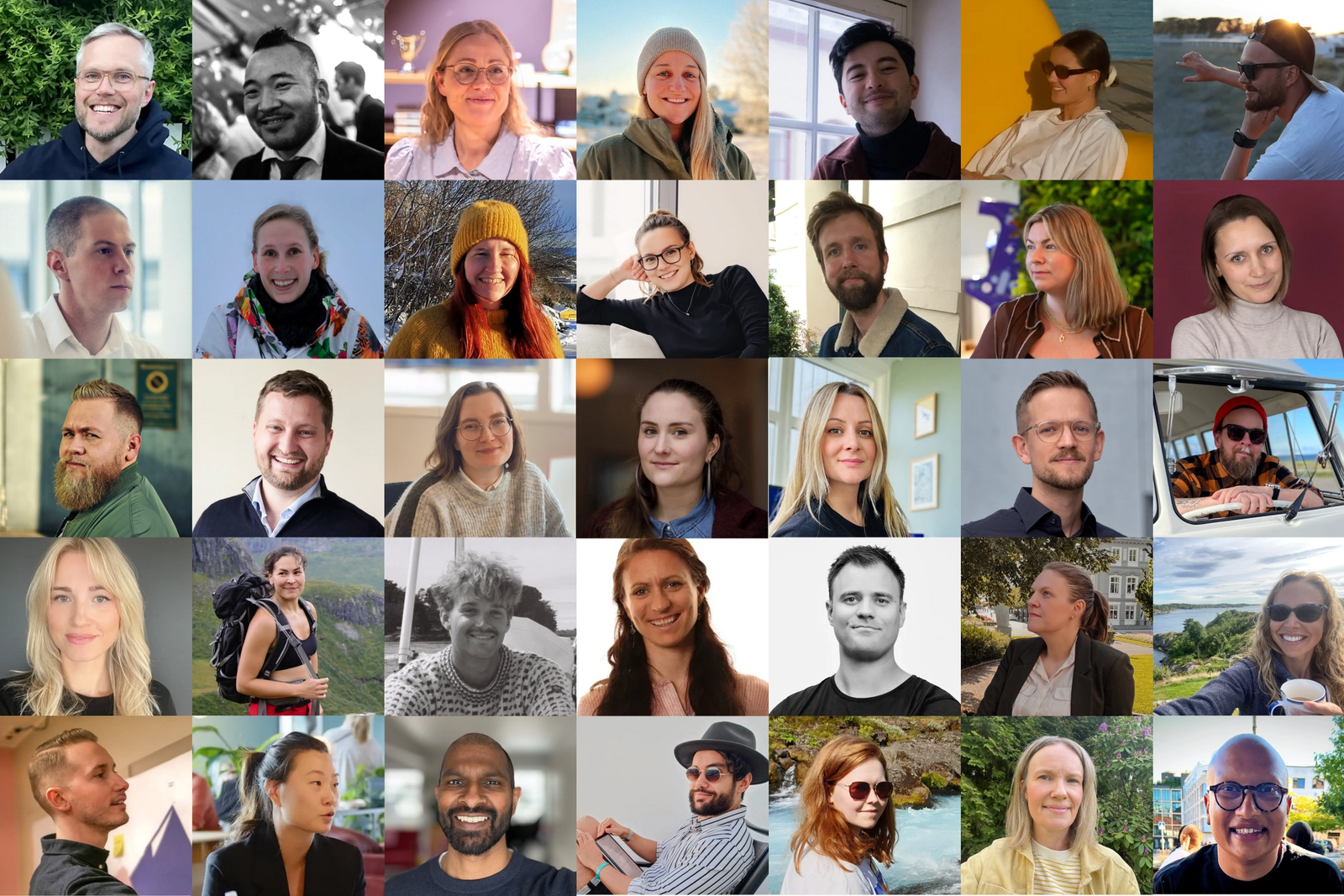 Oversikt av årets designere.