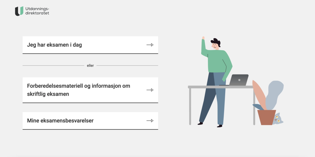 Skjermdump fra arbeid for Utdanningsdirektoratet.