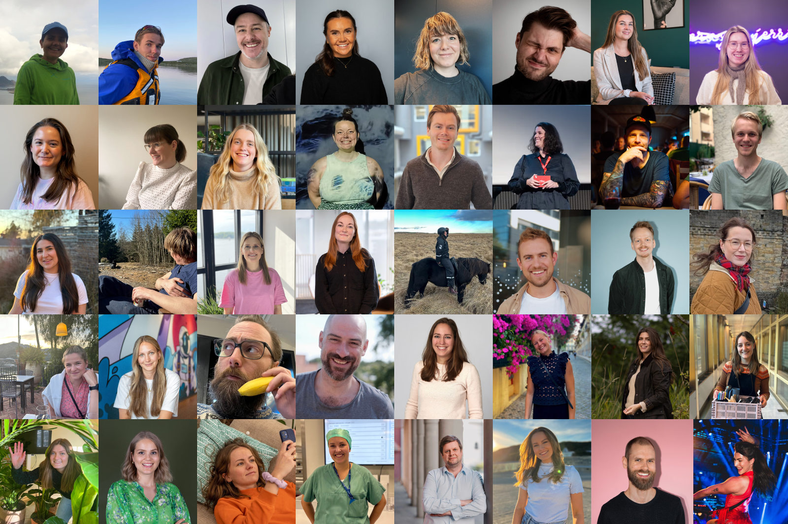 Oversikt av årets designere.