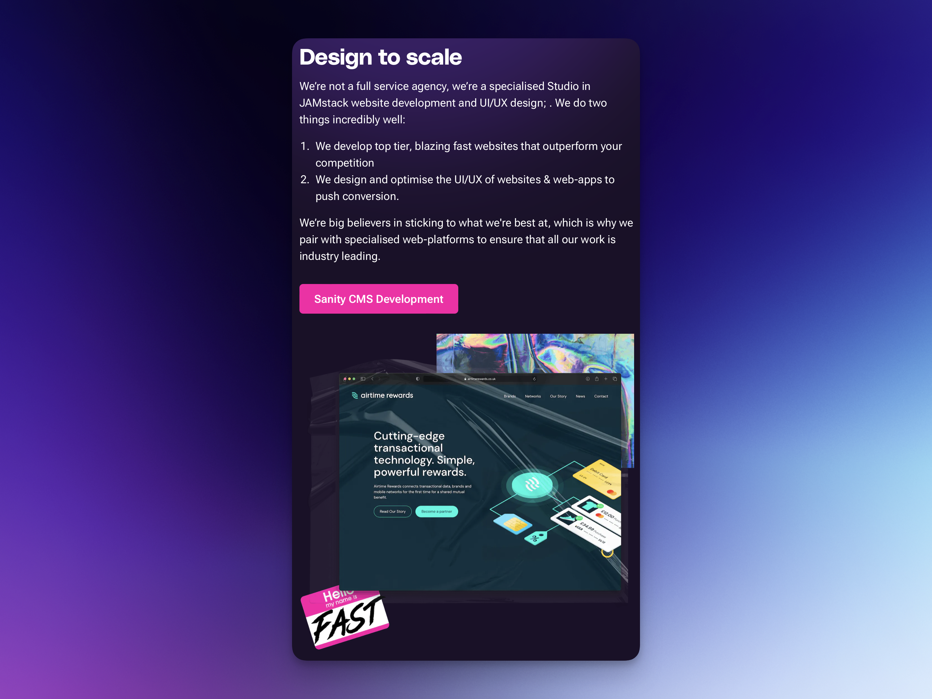 Image on mobile screens