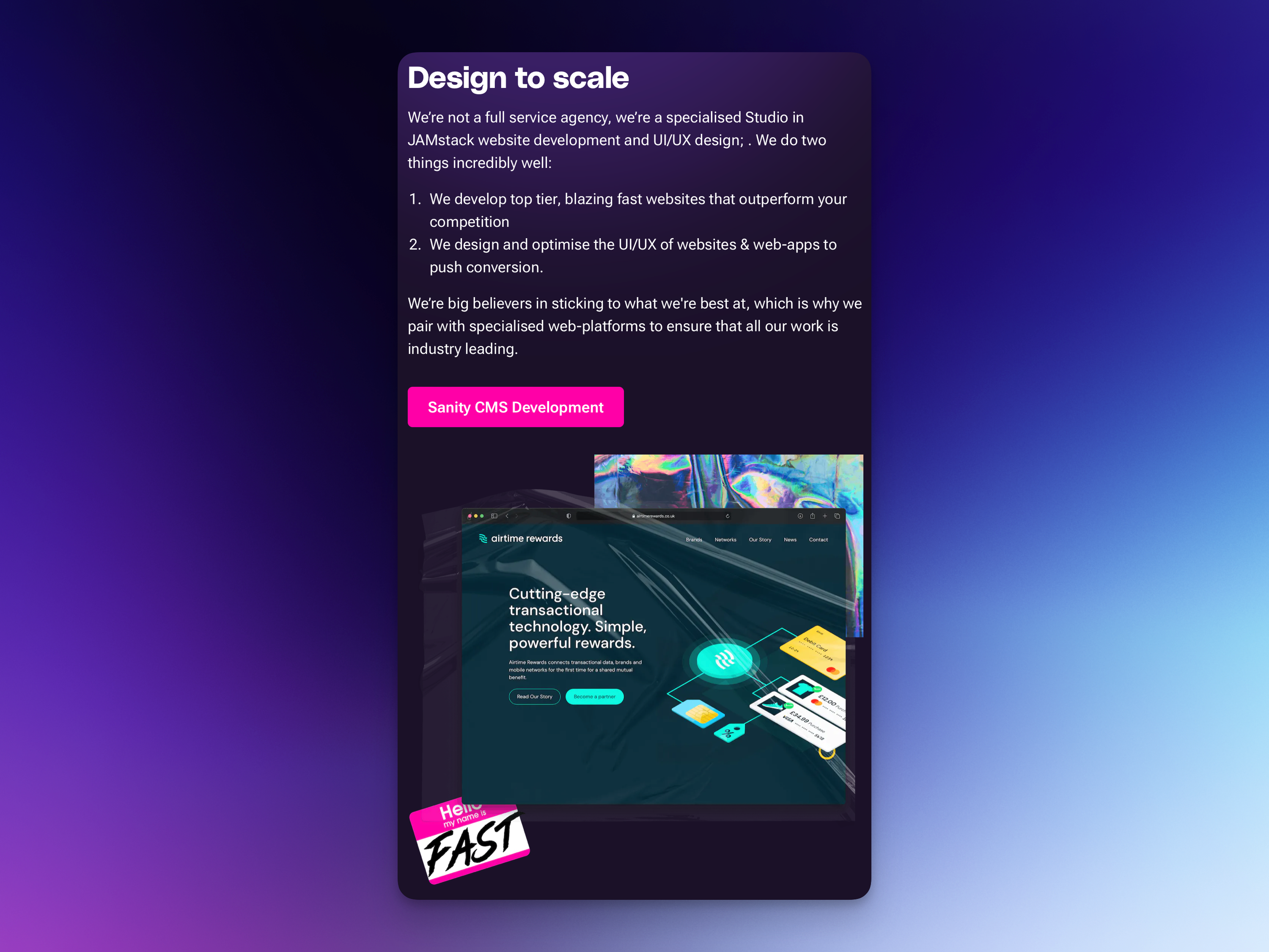 Image on mobile screens