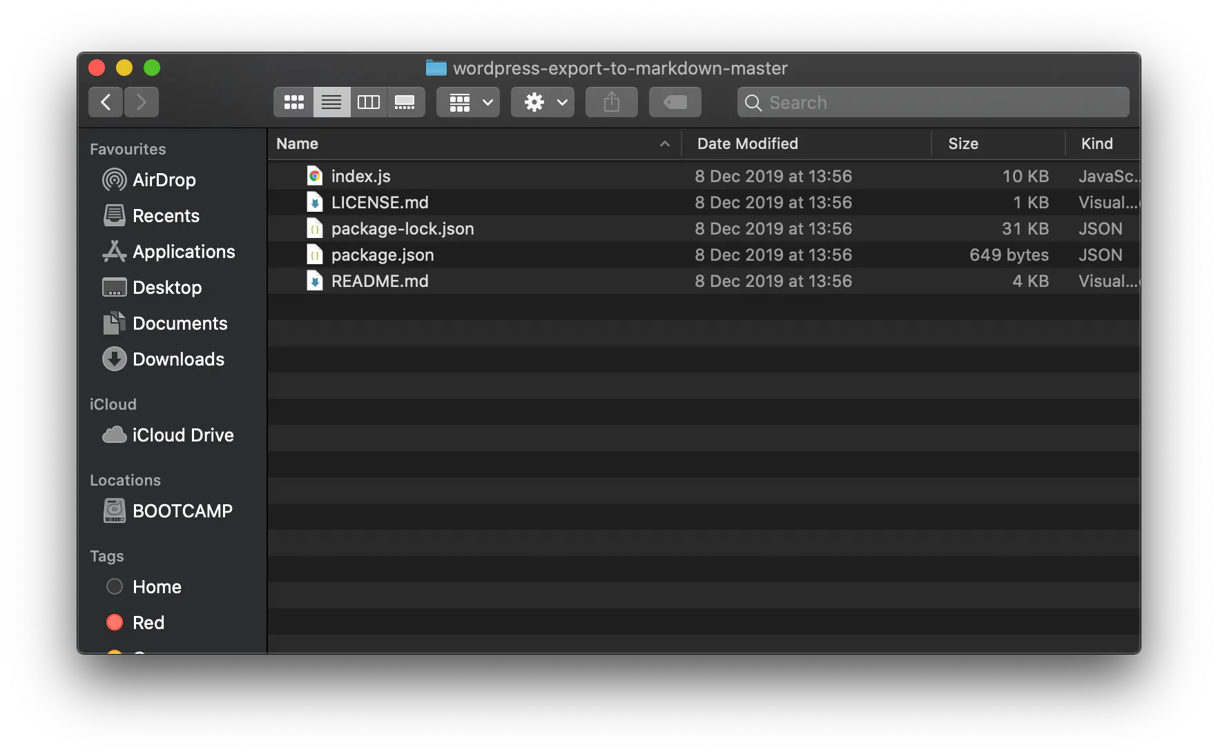 Wordpress XML being converted to Markdown