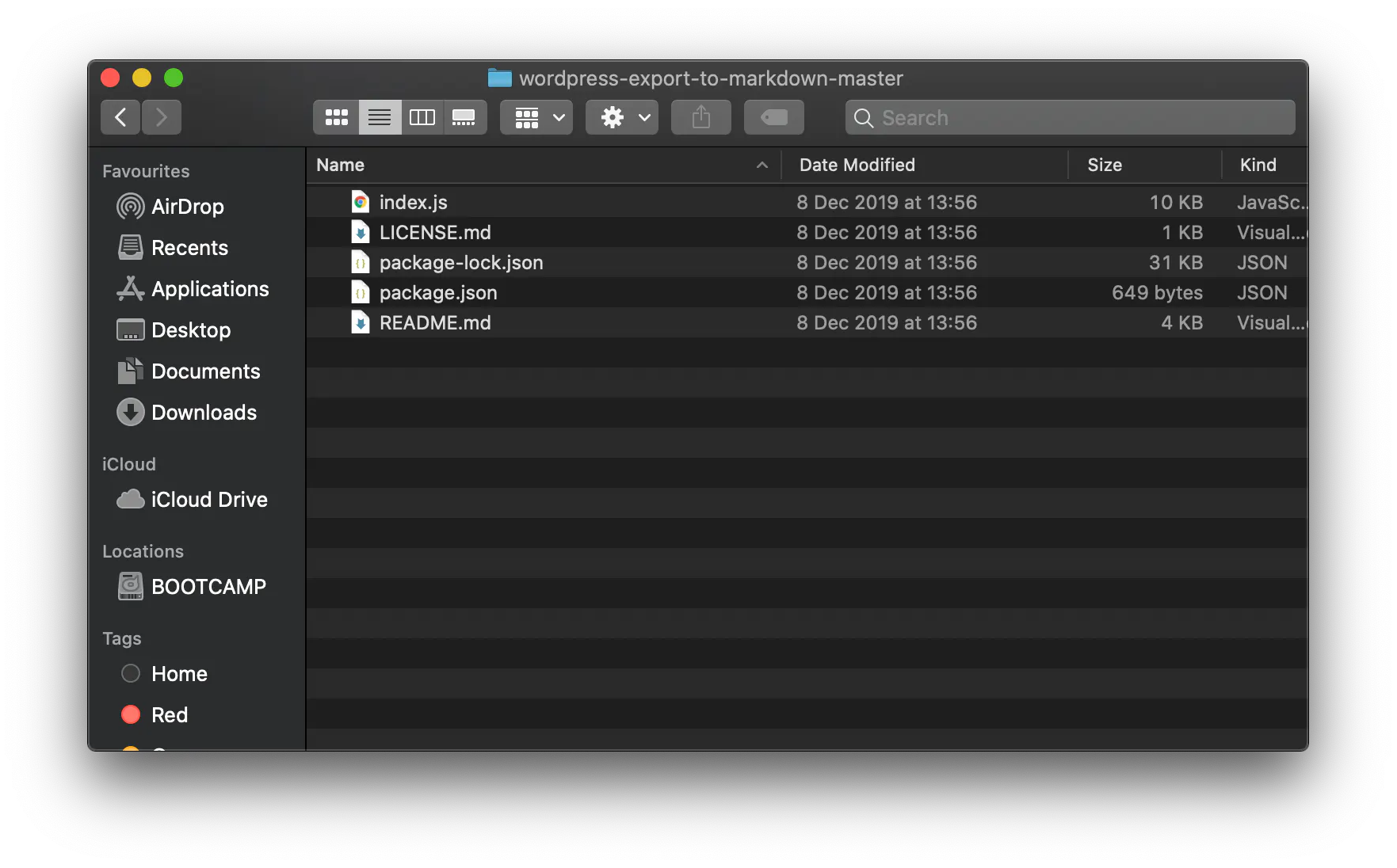 Wordpress XML being converted to Markdown