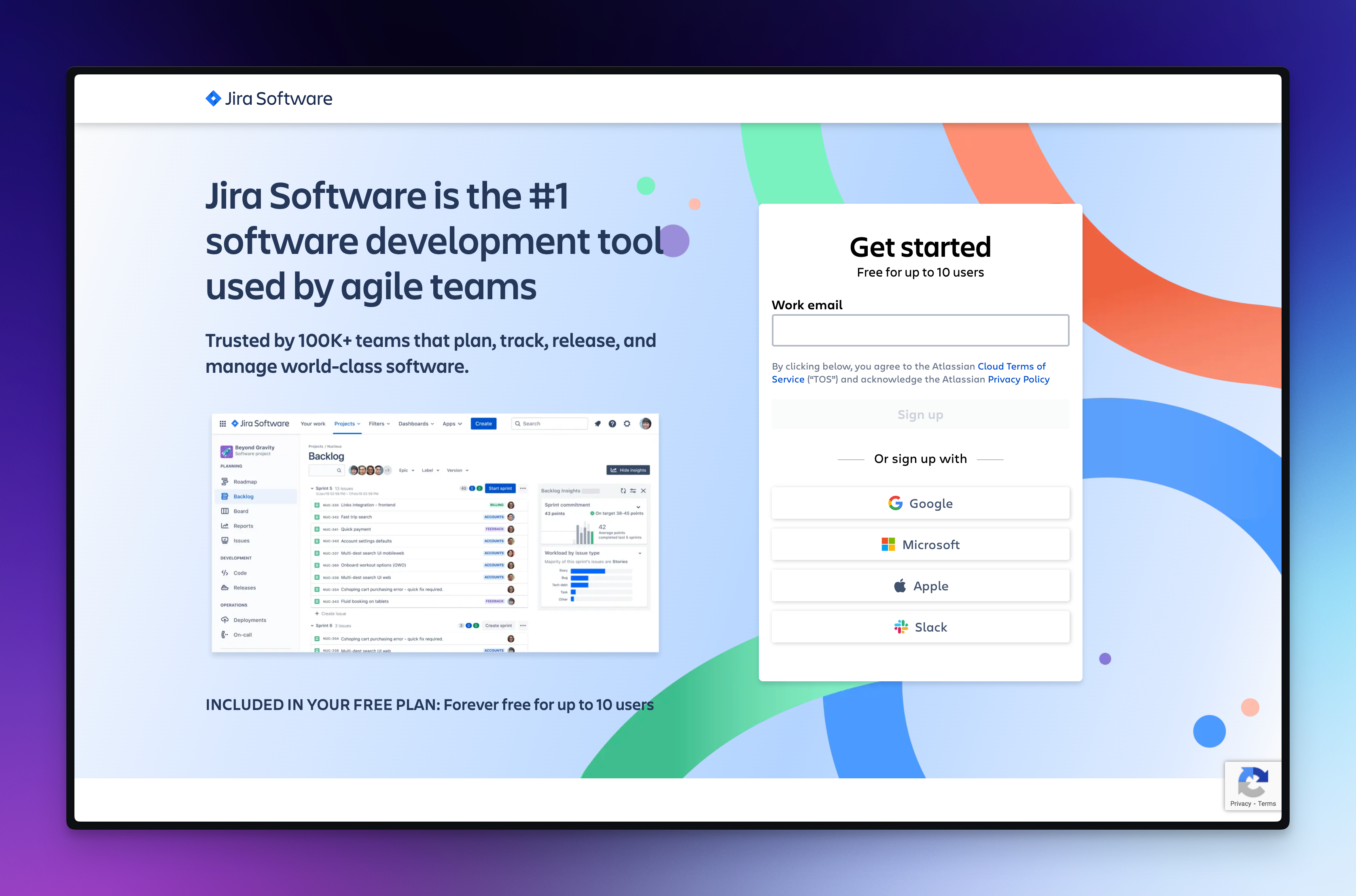 Please don't use Jira, this is a screenshot of the garbage software
