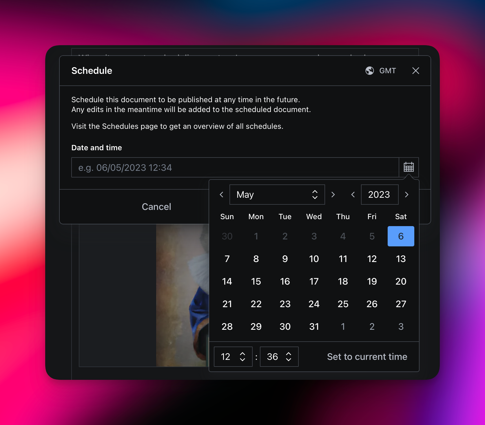 Picture of Sanity Scheduling