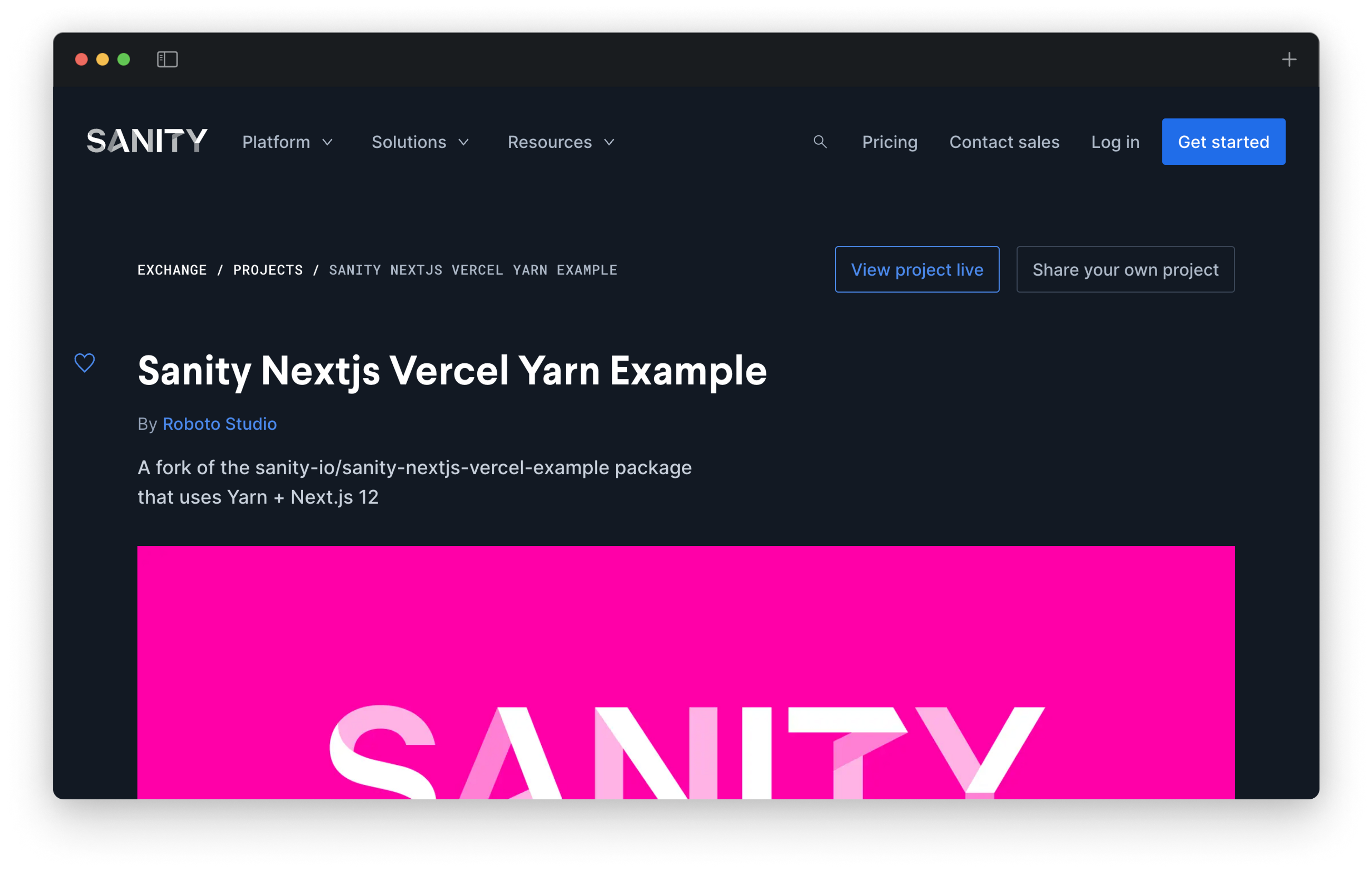 Sanity.io, Next.js framework to build out websites