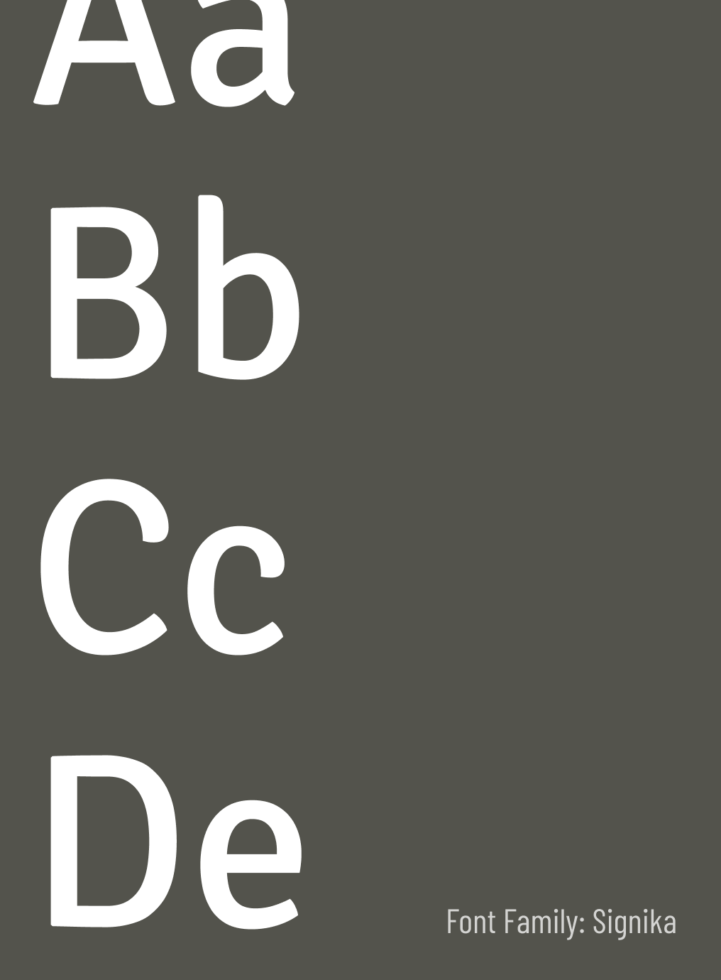 Firmenauftritt für Zahnarztpraxis – Corporate Font