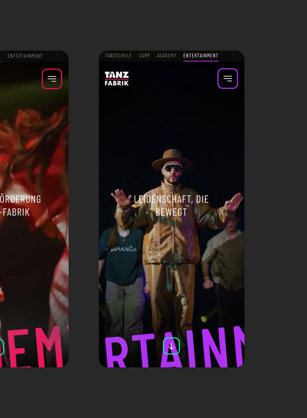 Redesign Landingpages – Hero-Sektionen