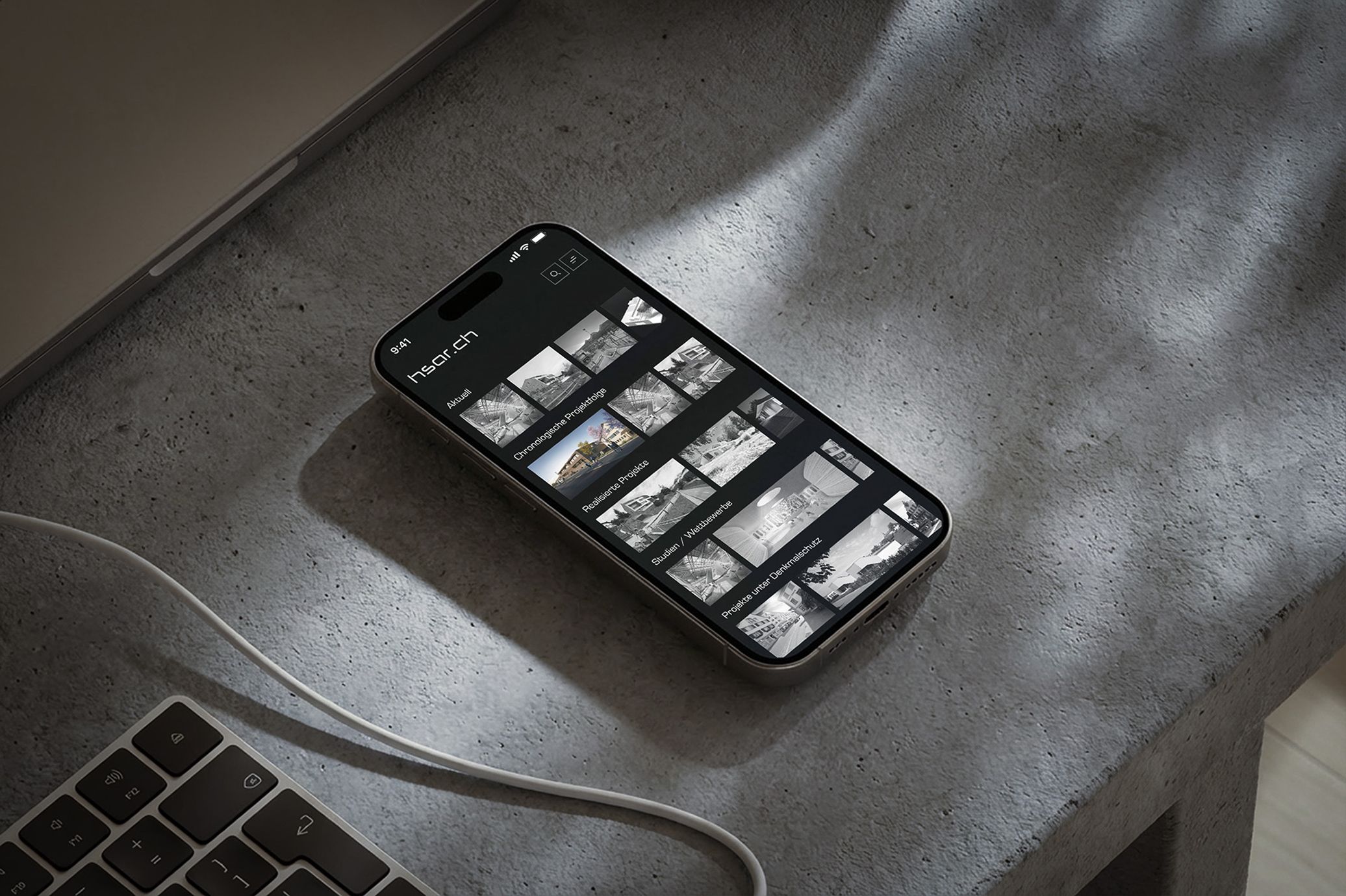 Architektur-Webseite – Projektübersicht