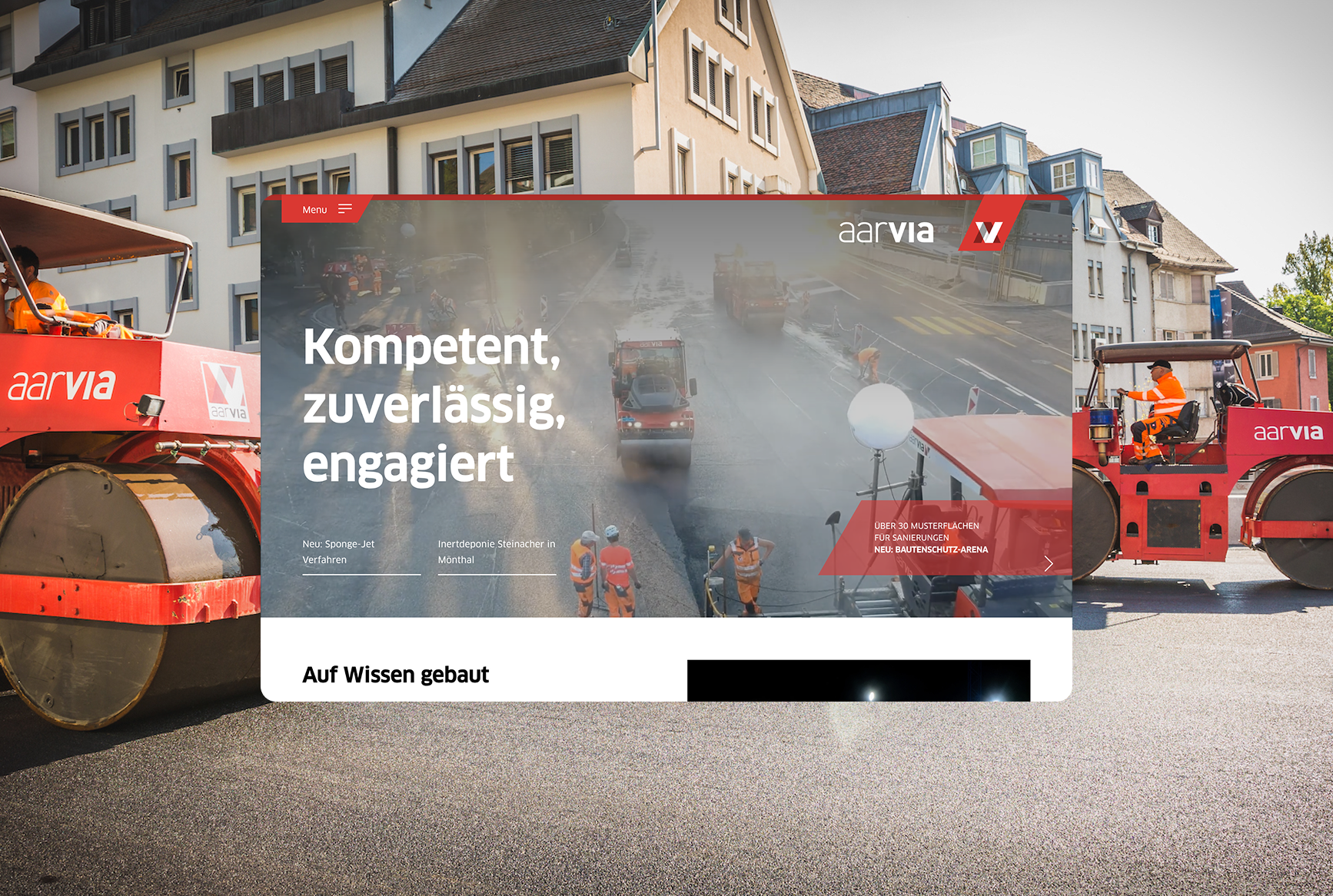 Vom Website-Relaunch für Bauunternehmen im Aargau