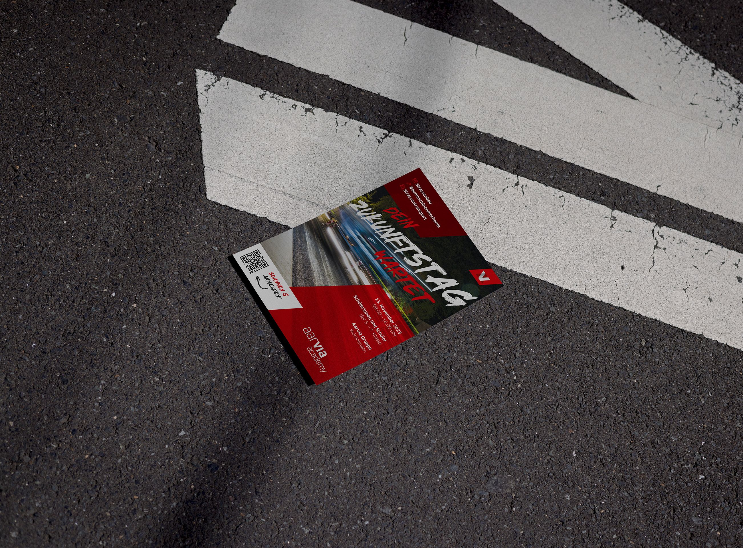 Flyer und Plakate für den Zukunftstag bei Aarvia