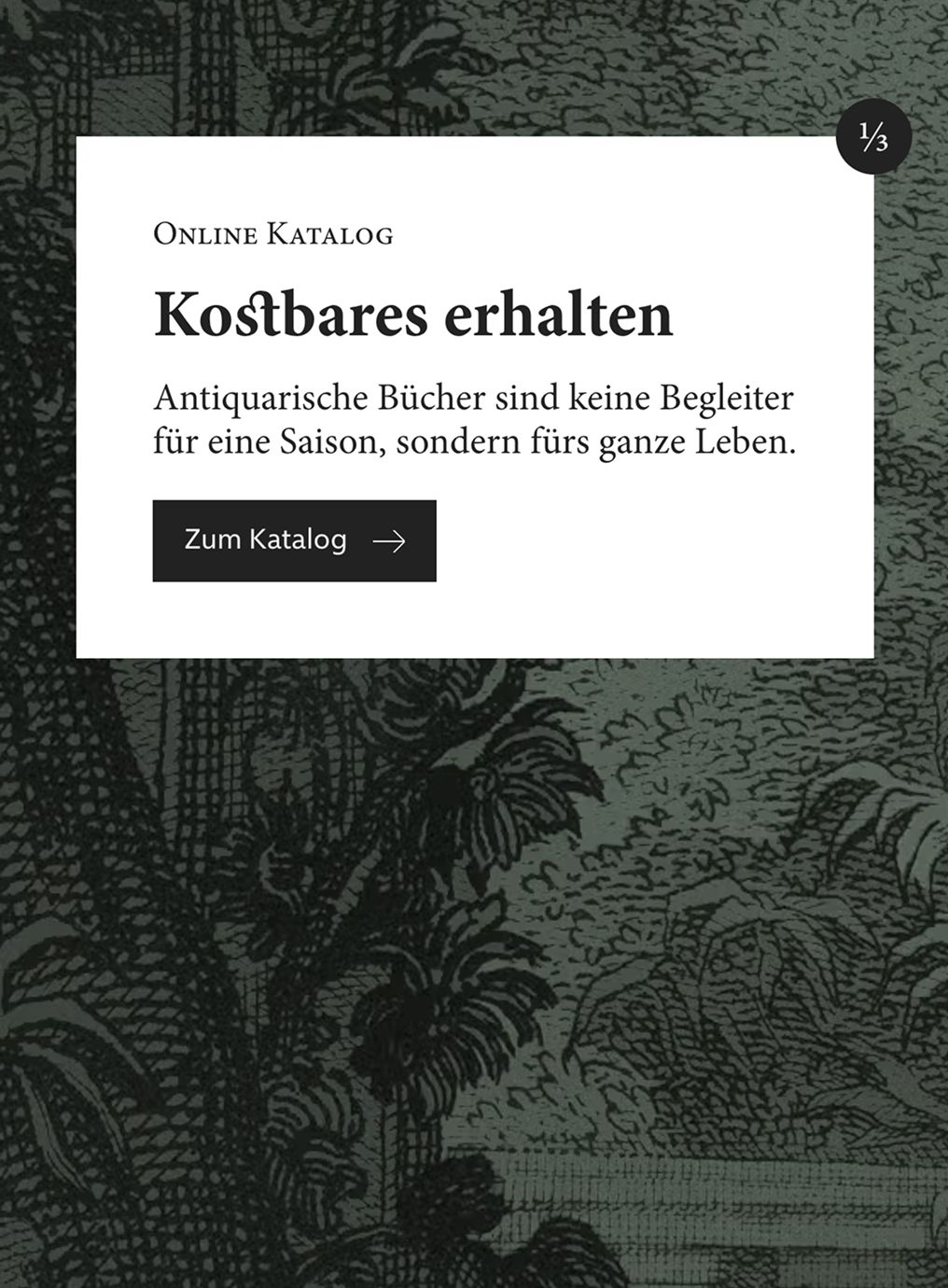 Online-Katalog für Bücher und Prints