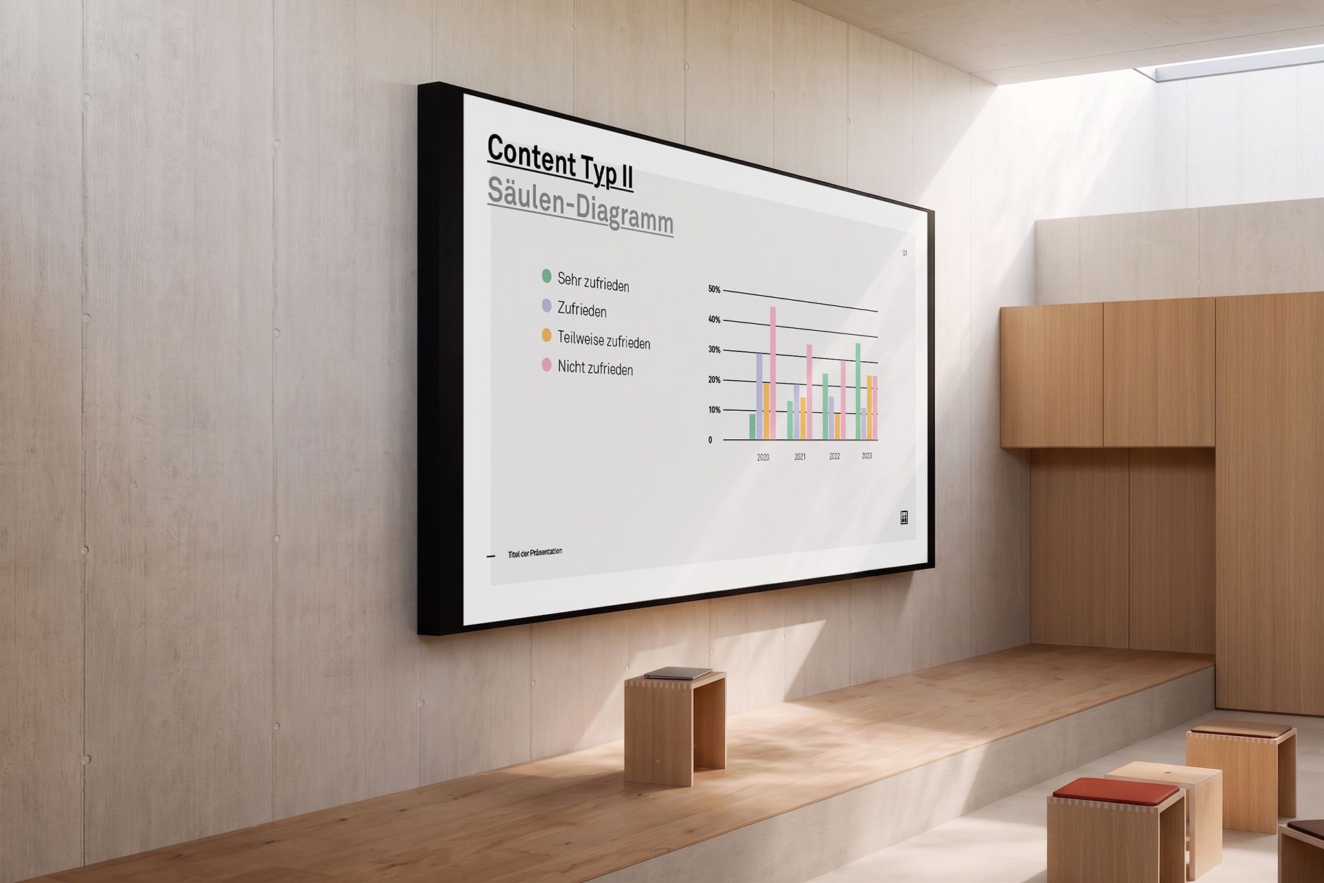 PowerPoint-Vorlage gemäss Corporate Design Vorgaben